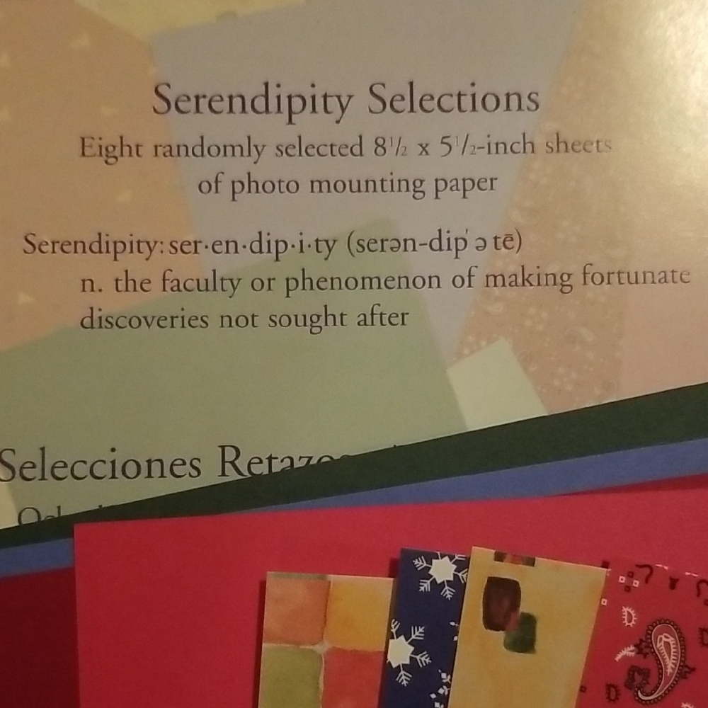 Creative Memories Serendipity Selections Photo Mounting Paper